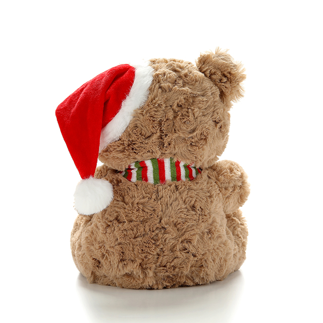 Санта Тедди Рождественский мишка Мягкий плюшевый мишка Игрушки Рождественский плюшевый мишка