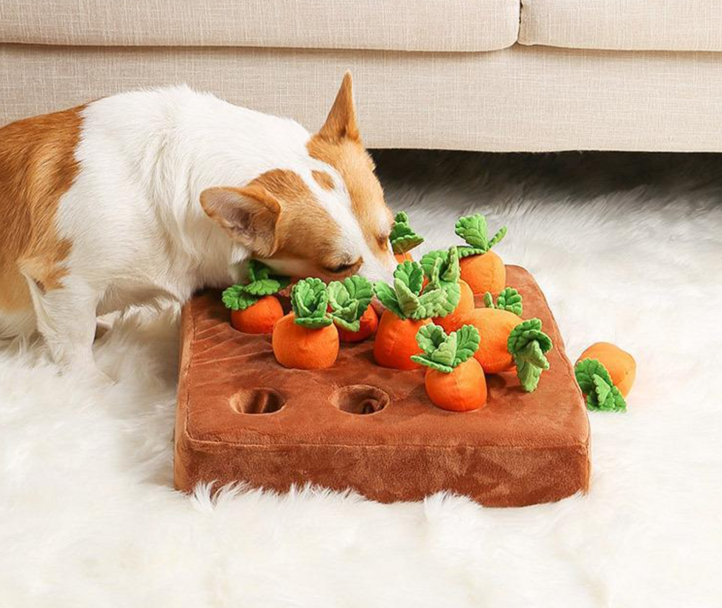 Интерактивные игрушки для домашних животных Морковные фермерские игрушки