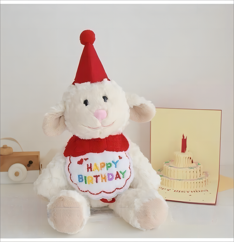 Подарки на день рождения Плюшевые игрушки-овцы Изготовленные на заказ плюшевые куклы-овцы