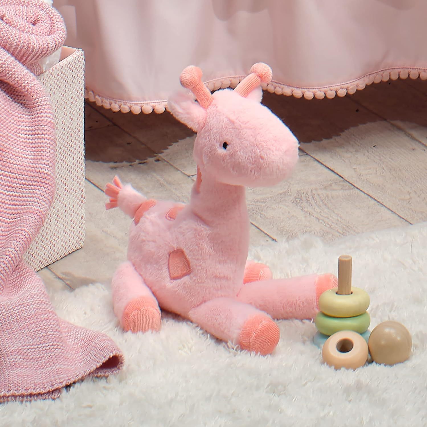 Детские мягкие игрушки-компаньоны, плюшевые игрушки с животными для сна, розовый жираф, мягкие игрушки, игрушки-жирафы на заказ