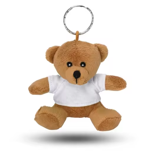 Плюшевый брелок для ключей, мягкий брелок с изображением животных, игрушки, брелок с медведем на заказ, маленький мягкий брелок с плюшевым мишкой с индивидуальным логотипом