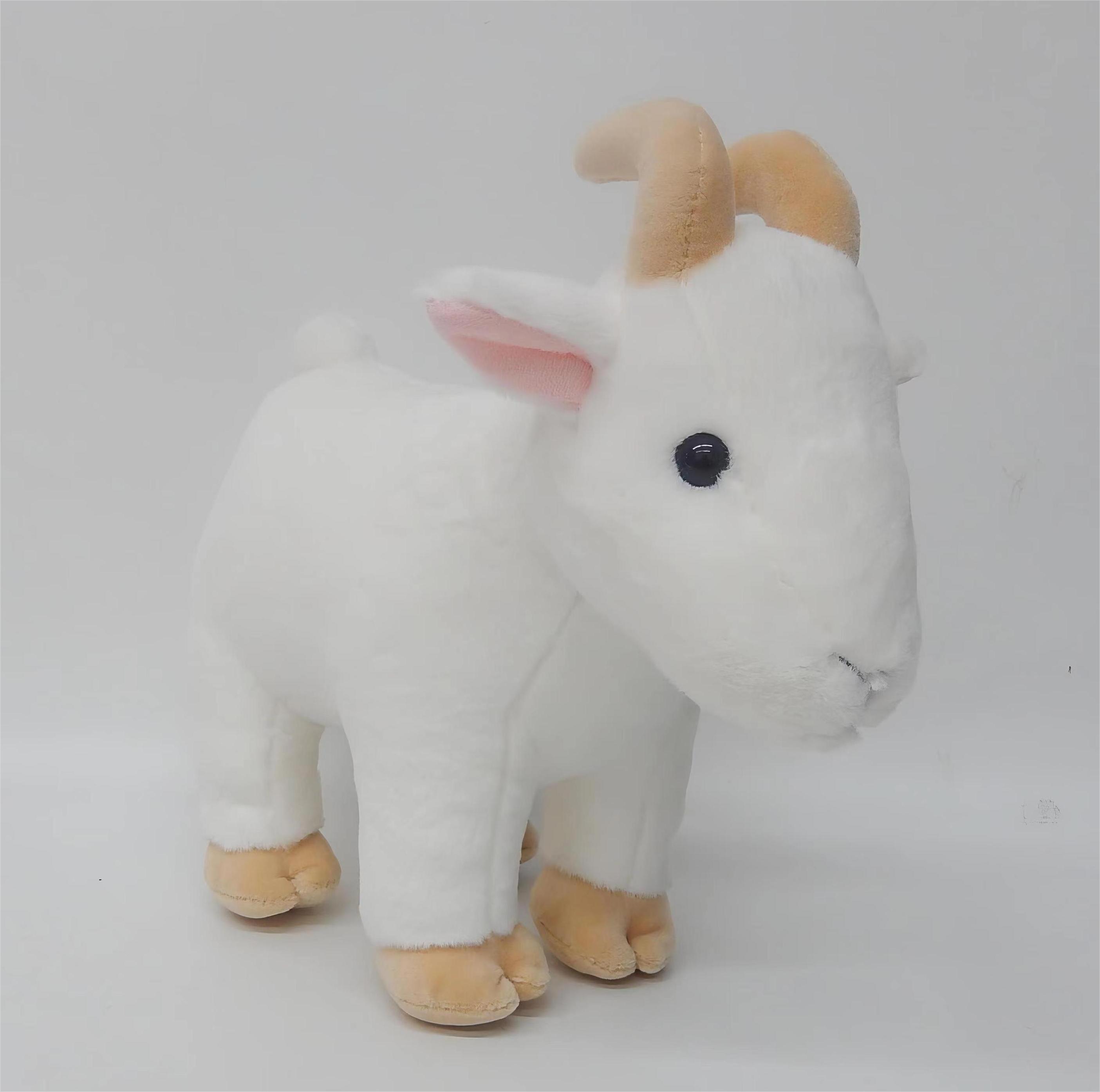 Плюшевая игрушка 'Snuggly Goat', супермягкая 10-дюймовая мягкая игрушка 'коза', очаровательная плюшевая игрушка 'коза' для детей и любителей животных
